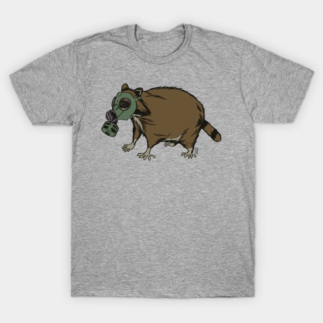 COVID Refugee Raccoon T-Shirt by Thomcat23